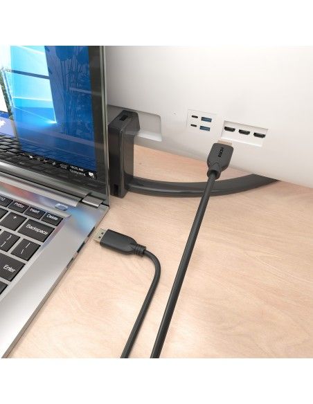 CABLE CONVERSOR AISENS DISPLAYPORT M A HDMI M 4K@60HZ NEGRO 5.0M