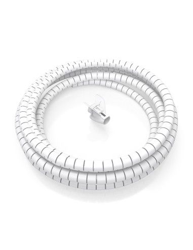ORGANIZADOR CABLE AISENS EN ESPIRAL 25MM BLANCO 1.0M
