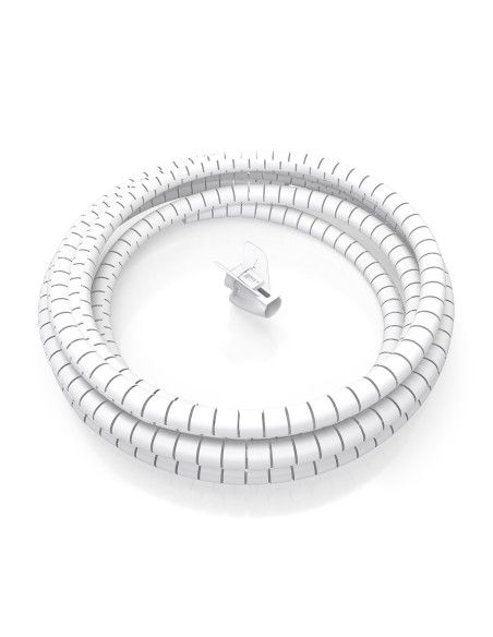 ORGANIZADOR CABLE AISENS EN ESPIRAL 25MM BLANCO 1.0M