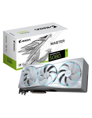 TARJETA GRAFICA GIGABYTE RTX 5080 MASTER ICE 16GB GDDR7