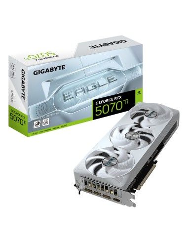 TARJETA GRA?FICA GIGABYTE  RTX 5070TI EAGLE OC ICE SFF 16GB