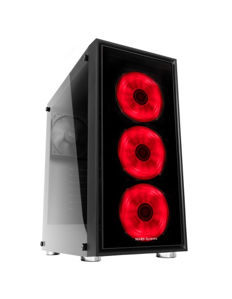 Mars Gaming MC7 carcasa de ordenador Midi Tower Negro