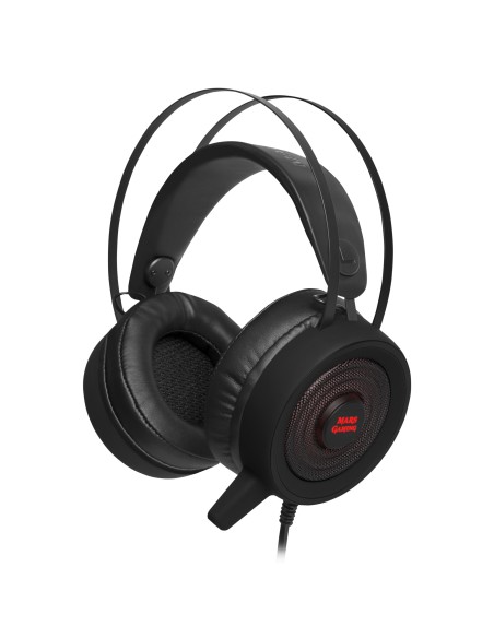 Mars Gaming MH318 auricular y casco Auriculares Diadema Negro