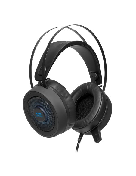 Mars Gaming MH318 auricular y casco Auriculares Diadema Negro