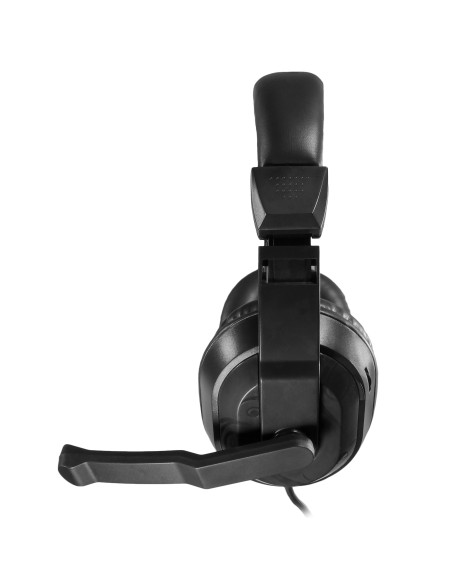 Mars Gaming MRH0 auricular con micrófono Binaural Diadema Negro, Rojo