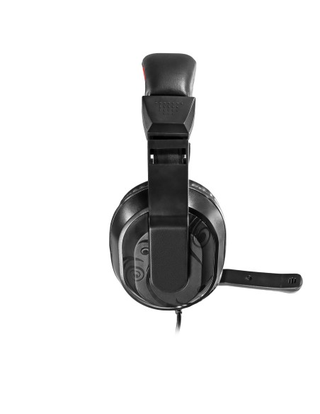 Mars Gaming MRH0 auricular con micrófono Binaural Diadema Negro, Rojo