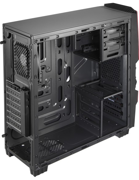 Aerocool Cyclops Advance Midi Tower Negro, Rojo