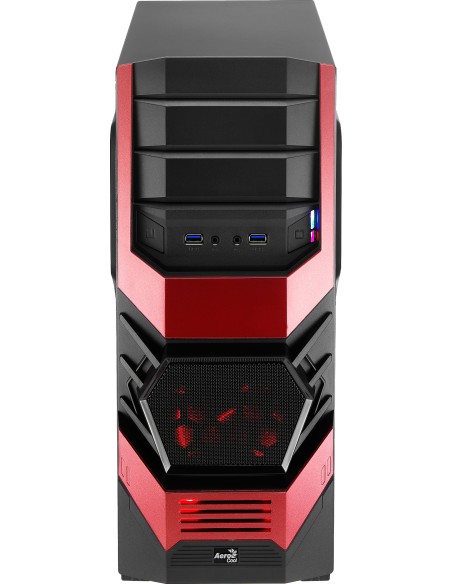 Aerocool Cyclops Advance Midi Tower Negro, Rojo