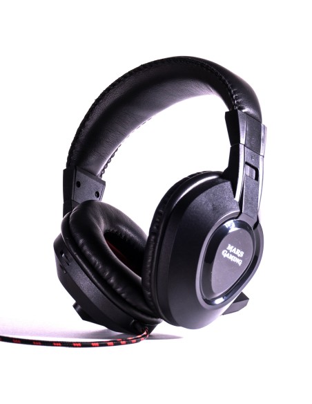Mars Gaming MH217 auricular y casco Auriculares Diadema Conector de 3,5 mm Negro, Rojo