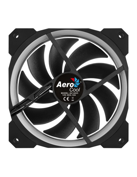 Aerocool Orbit Carcasa del ordenador Ventilador 12 cm Negro