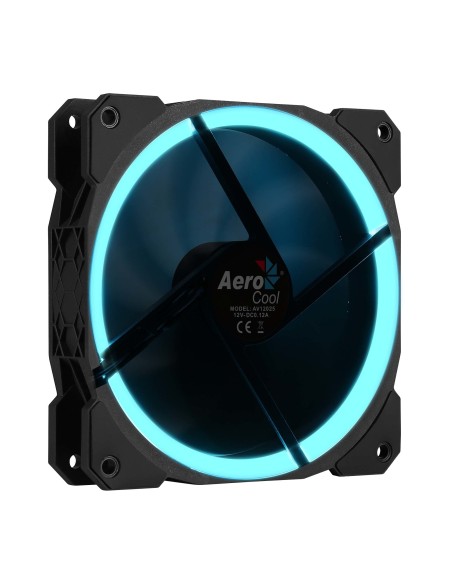 Aerocool Orbit Carcasa del ordenador Ventilador 12 cm Negro