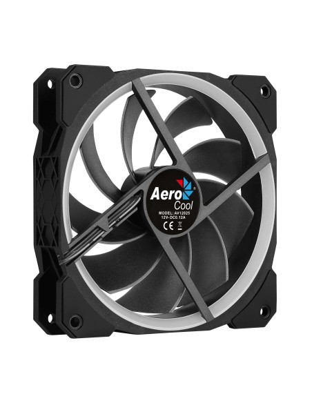 Aerocool Orbit Carcasa del ordenador Ventilador 12 cm Negro
