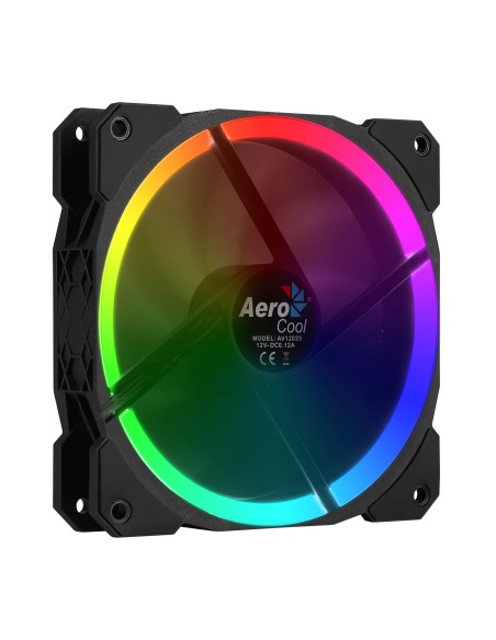 Aerocool Orbit Carcasa del ordenador Ventilador 12 cm Negro