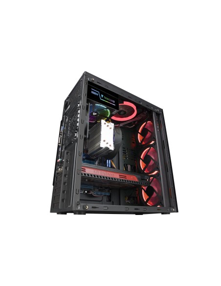 Mars Gaming MCG RED Midi Tower Negro