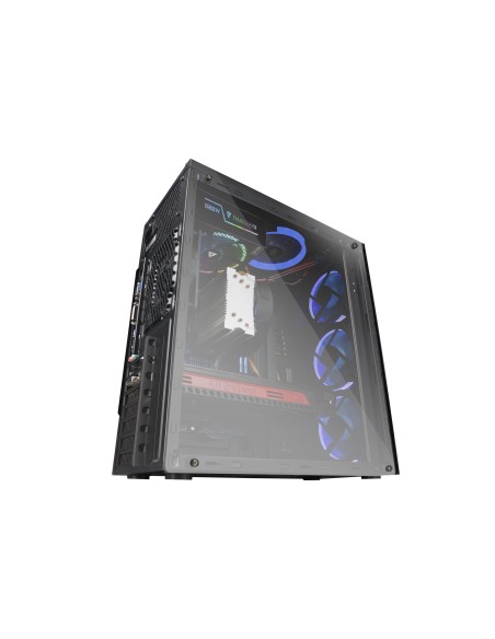 Mars Gaming MCGBLUE carcasa de ordenador Midi Tower Negro