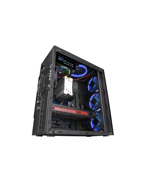 Mars Gaming MCGBLUE carcasa de ordenador Midi Tower Negro