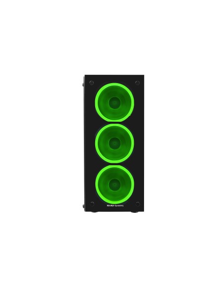 Mars Gaming MCGGREEN carcasa de ordenador Midi Tower Negro