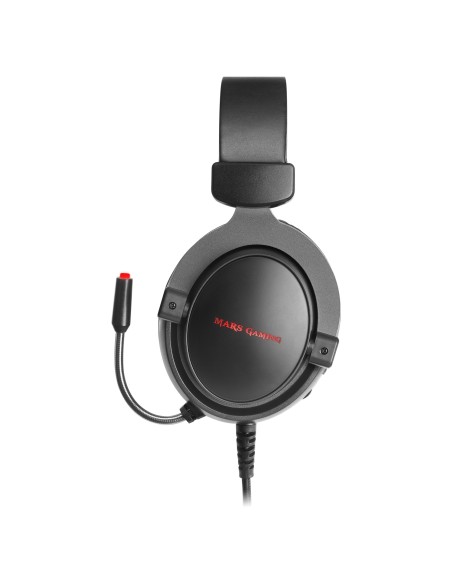 Mars Gaming MH4X auricular y casco Auriculares Diadema Negro, Gris
