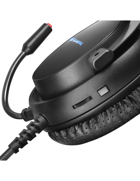 Mars Gaming MH4X auricular y casco Auriculares Diadema Negro, Gris