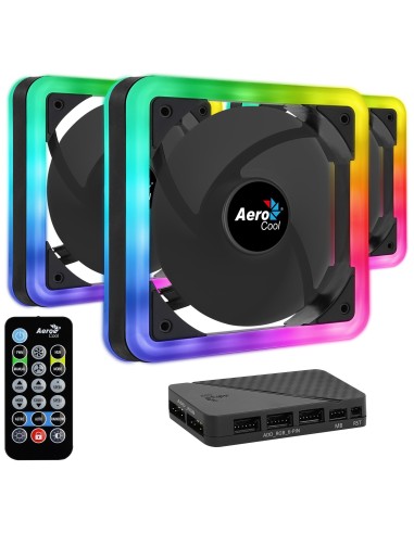 Aerocool Edge 14 Pro Carcasa del ordenador Ventilador 14 cm Negro