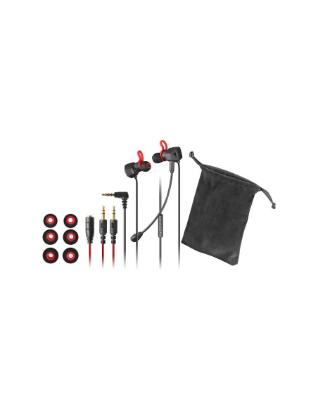 Mars Gaming MIHX auricular y casco Auriculares Dentro de oído Conector de 3,5 mm Negro