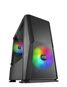 Mars Gaming MCONE Carcasa de Ordenador Ventiladores FRGB Negro