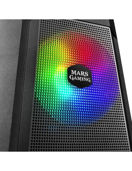 Mars Gaming MCONE Carcasa de Ordenador Ventiladores FRGB Negro