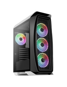Aerocool AEROONEDUOWHV1 Caja Gaming ATX 4xVentiladores ARGB Blanco