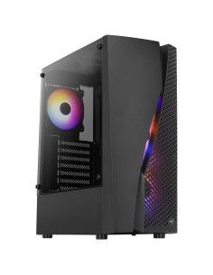 Aerocool WAVEBKV2 Caja PC ATX Cristal Templado 4xVentilador FRGB Negro