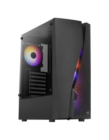 Aerocool WAVEBKV2 Caja PC ATX Cristal Templado 4xVentilador FRGB Negro
