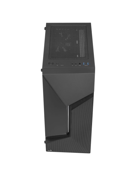 Aerocool SCAPEBK V1 RGB LED ATX Crista Templado Negra