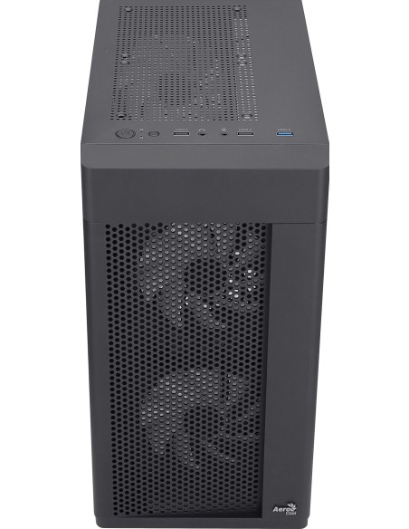 Aerocool HEXFORMBKV2 Caja PC Micro ATX 3 Ventiladores FRGB Negro