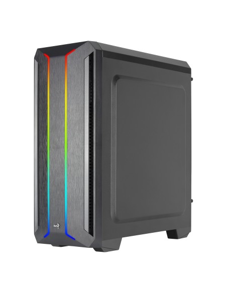 Aerocool SKYLINEV2BK Caja PC ATX Panel Frontal Doble LED ARGB Ventilador ARGB 12cm Negro