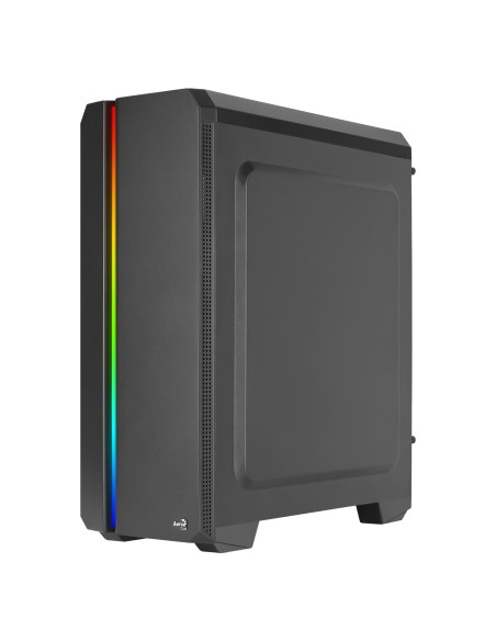 Aerocool GENESISV2BK Caja PC ATX Panel Frontal LED ARGB Ventilador ARGB 12cm Negro