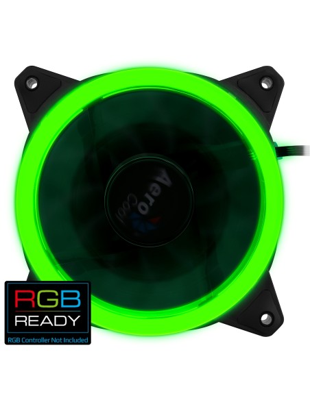 Aerocool Rev RGB Carcasa del ordenador Ventilador 12 cm Negro