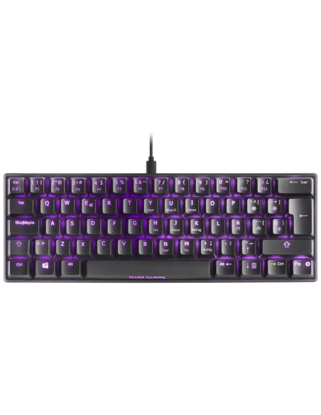 Mars Gaming MKMINIBFR teclado USB Francés Negro