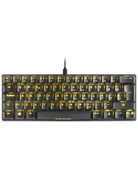 Mars Gaming MKMINIBFR teclado USB Francés Negro