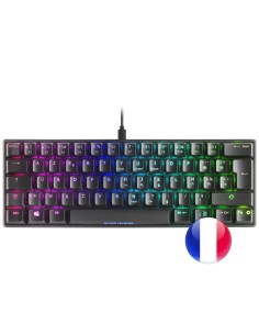 Mars Gaming MKMINIRFR Mecánico Francés Negro RGB