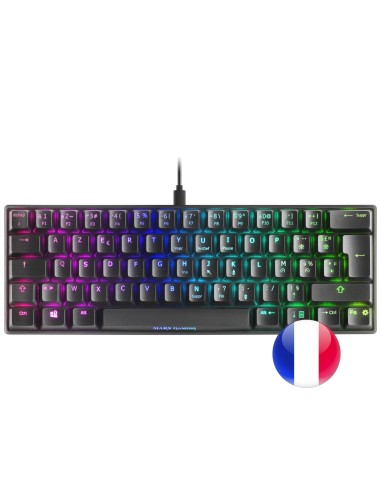 Mars Gaming MKMINIRFR Mecánico Francés Negro RGB