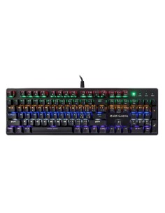 Mars Gaming MK4BRITALY teclado USB Italiano, Inglés de EE. UU. Negro