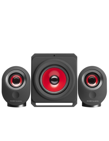 Mars Gaming MSX sistema de audio para el hogar 35 W Negro, Rojo