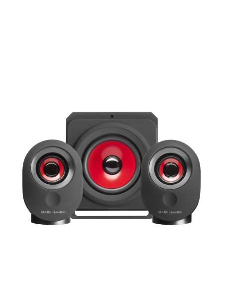 Mars Gaming MSX sistema de audio para el hogar 35 W Negro, Rojo