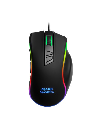 Mars Gaming MM318 ratón mano derecha USB tipo A Óptico 24000 DPI