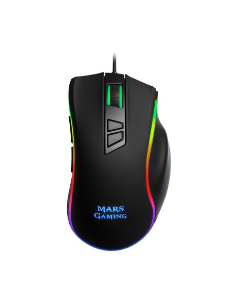 Mars Gaming MM318 ratón mano derecha USB tipo A Óptico 24000 DPI