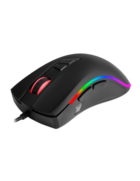 Mars Gaming MM318 ratón mano derecha USB tipo A Óptico 24000 DPI