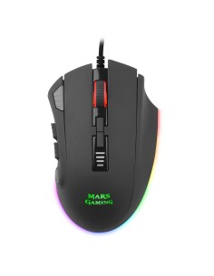 Mars Gaming MM418 ratón USB Óptico 32000 DPI mano derecha