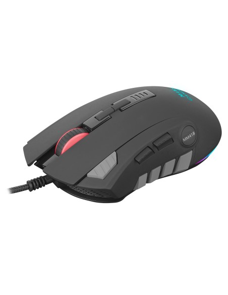 Mars Gaming MM418 ratón USB Óptico 32000 DPI mano derecha