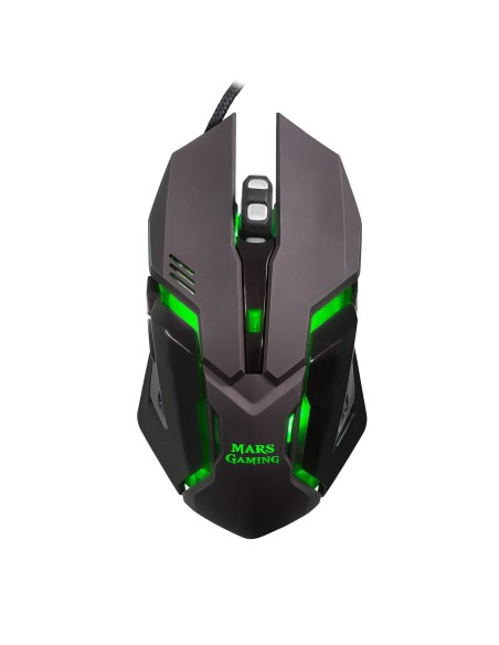 Mars Gaming MRM0 4000DPI Negro RGB