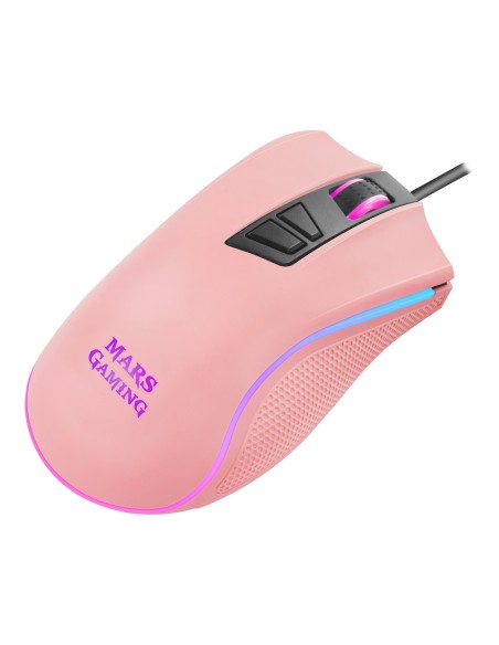Mars Gaming MM218 ratón mano derecha USB tipo A Óptico 10000 DPI