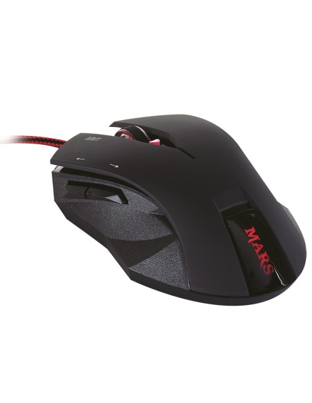 Mars Gaming MM1 ratón USB Óptico 3200 DPI Ambidextro